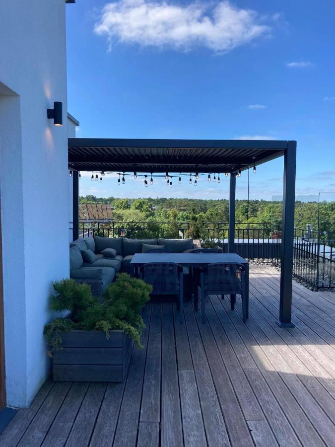 Sea View Penthouse Terrace Palanga Old Town Apartment Exterior photo