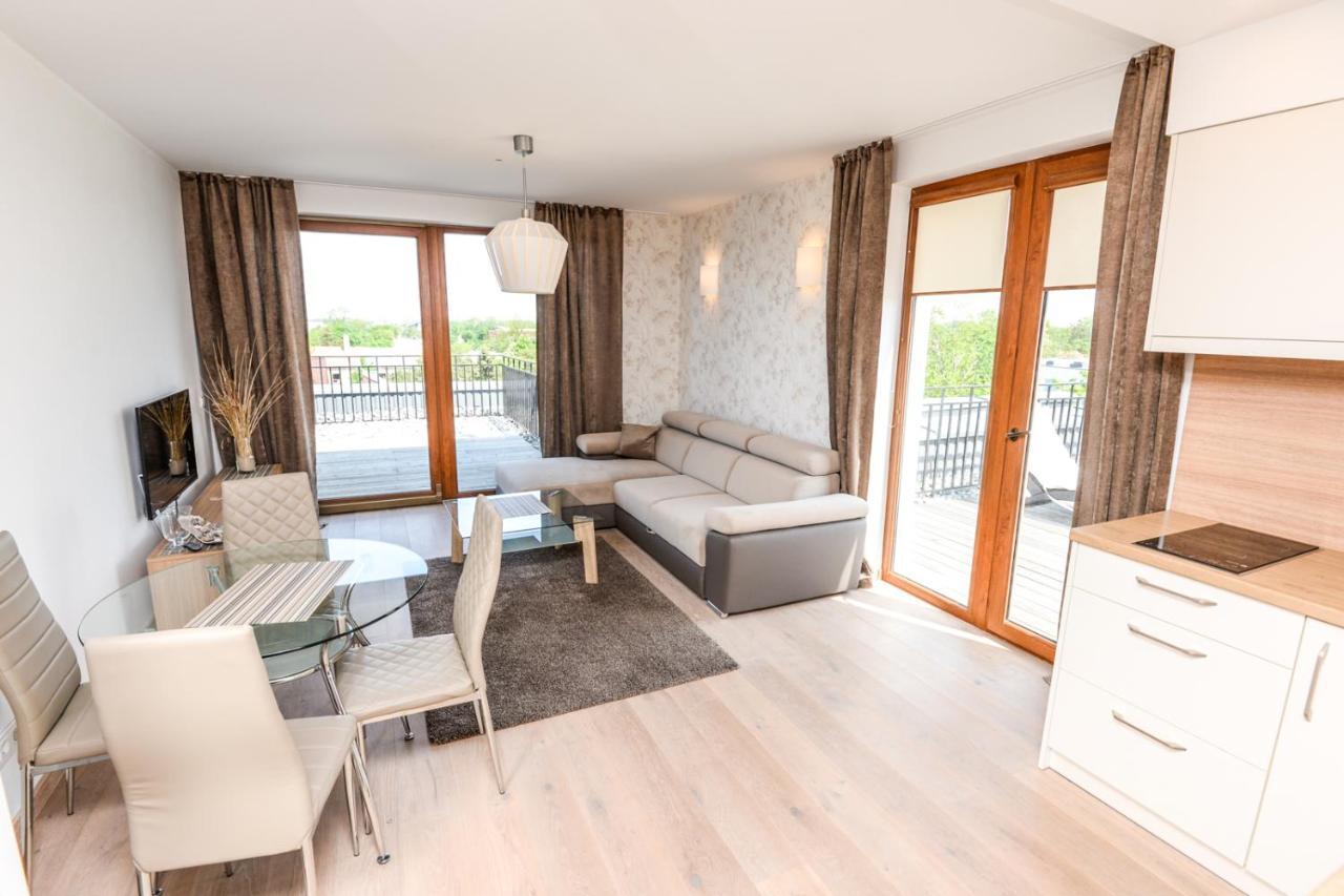 Sea View Penthouse Terrace Palanga Old Town Apartment Exterior photo